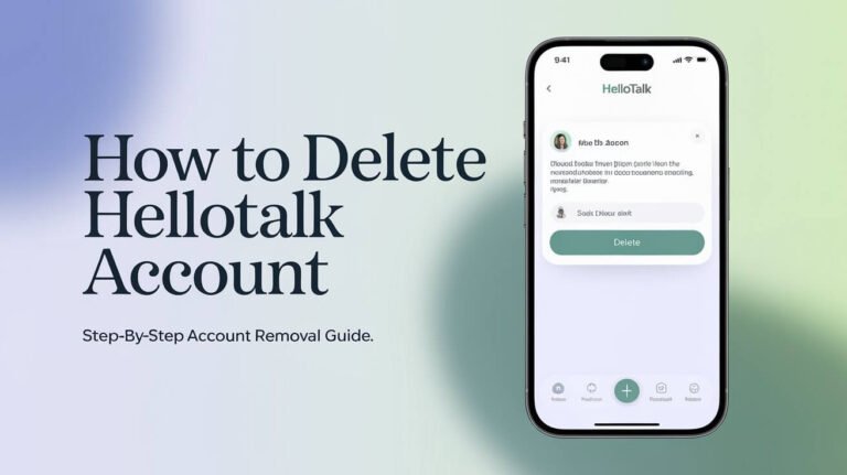 How To Delete Hellotalk Account